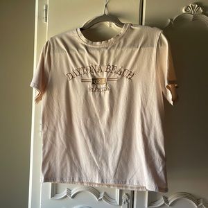 ROMWE Cute Embroided Tee, sz S/4